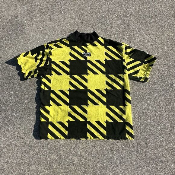 Adidas Originals Tops - Adidas Originals RYV T-Shirt Womens Small Yellow Black Pullover Geometric GD3961